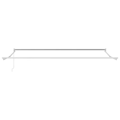  Kézi Húzható Napellenző Narancs és Barna 350x250 cm