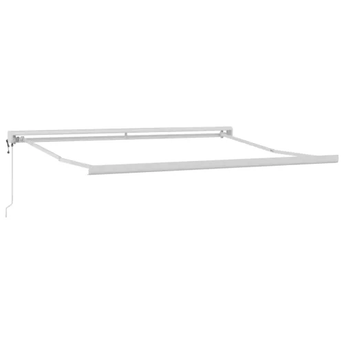  automatikus behúzható napellenző narancs és barna 350x250 cm