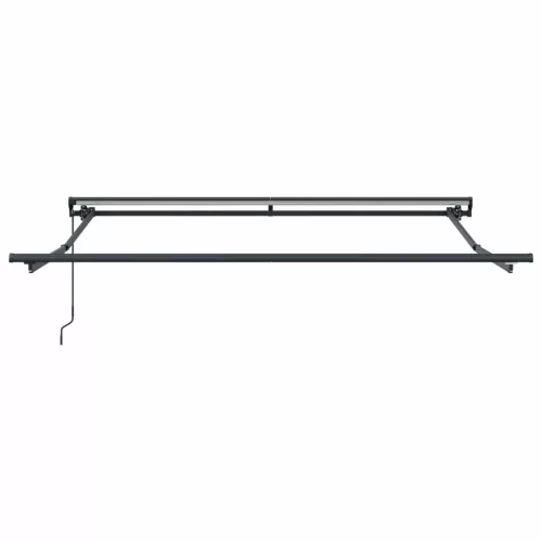  Napernyő keret Barna 350 x 250 cm Poliészter PU bevonattal