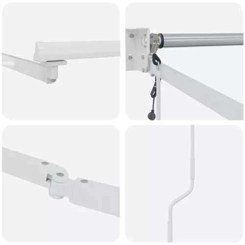  Automatikus Behúzható Napellenző Sárga és Narancs 350x250 cm