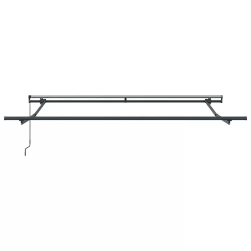  Behúzható napellenző Piros és Fehér 350 x 250 cm