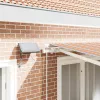  Behúzható napellenző Sokszínű 350 x 250 cm Szövet és Acél