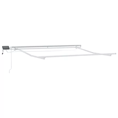  Behúzható napellenző Sokszínű 350 x 250 cm Szövet és Acél