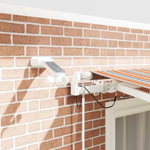  Behúzható napellenző Sokszínű 350 x 250 cm Poliészter és fém