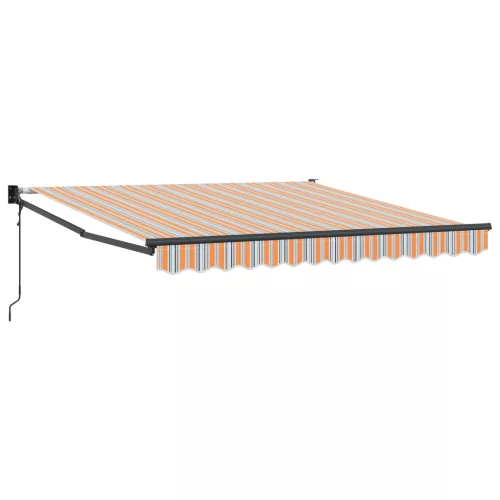  Automatikus Behúzható Napellenző Tarka Csík 350x250 cm
