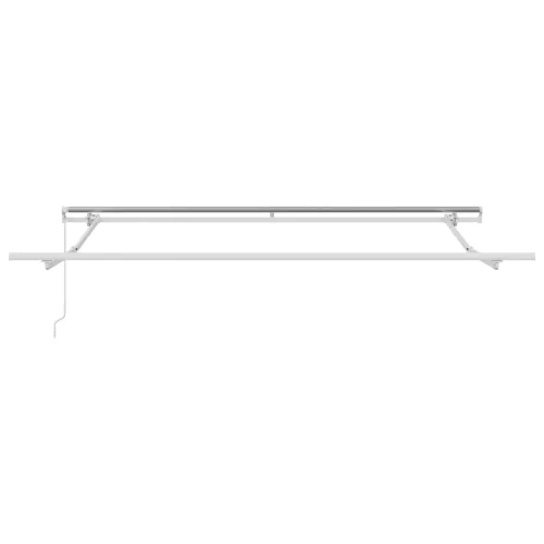  Kézi Behúzható Napellenző Fekete 350x250 cm