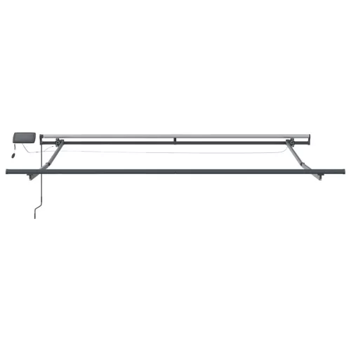  Behúzható napellenző LED -es lámpákkal Bézs 350 x 250 cm szövet