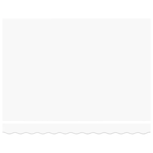  Kézi Behúzható Napellenző LED-del Fehér 350x250 cm