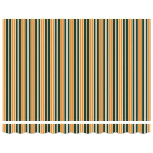  Napernyő keret Zöld és Sárga 350 x 250 cm