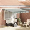  Napernyő Anyag tartalmaz Zöld és Fehér 350 x 250 cm Poliészter