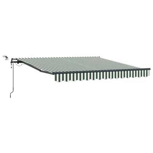  Napernyő Anyag tartalmaz Zöld és Fehér 350 x 250 cm Poliészter