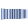  Behúzható napellenző Kék és fehér csíkos 400 × 300 cm