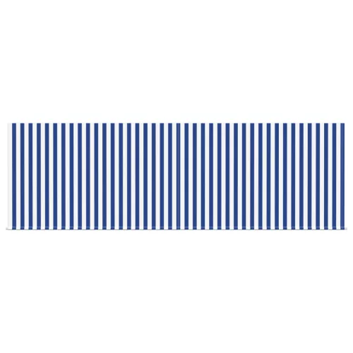  Behúzható napellenző Kék és fehér csíkos 400 × 300 cm