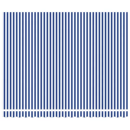  Behúzható napellenző Kék és fehér csíkos 400 × 300 cm