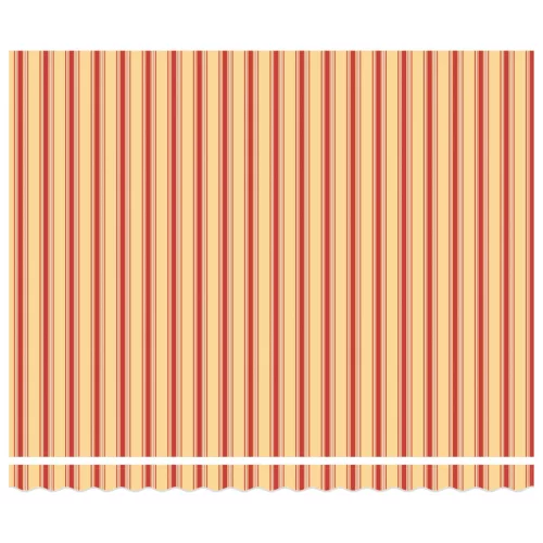  Kézi Behúzható Napellenző Sárga és Narancs 400x300 cm