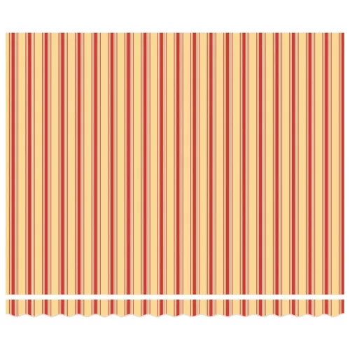  Behúzható napellenző Sárga és narancs 400 × 300 cm