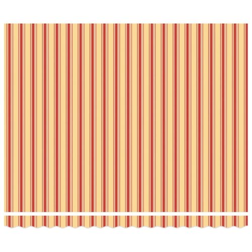  Behúzható napellenző Sárga és narancs 400 × 300 cm