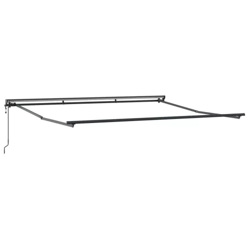  Behúzható napellenző Sárga és narancs 400x300 cm Poliészter