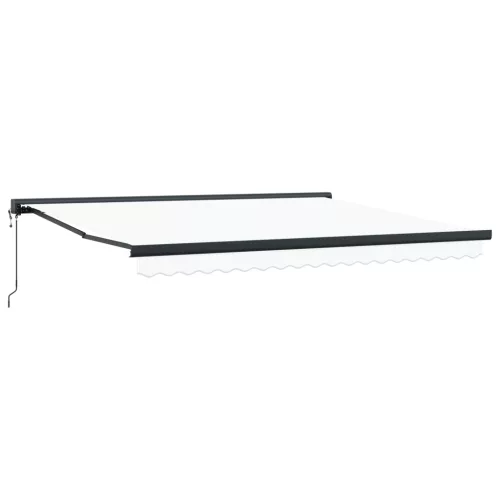  Automatikus Behúzható Napellenző Fehér 400x300 cm