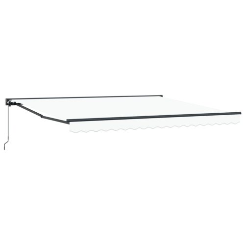  Behúzható napellenző Fehér 400x300 cm