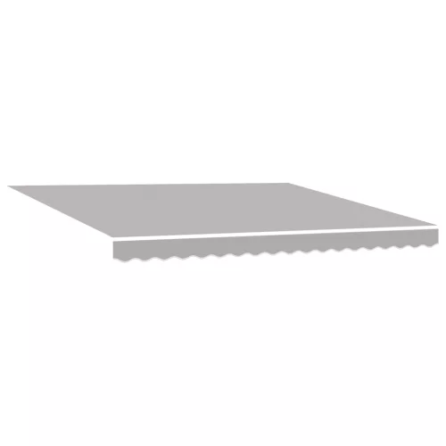  Behúzható napellenző Világosszürke 400x300 cm