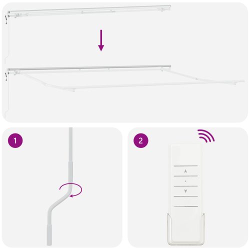  Automatikus Behúzható Napellenző Piros 400x300 cm