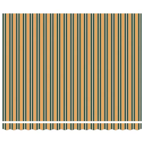  Elektromos Kihúzható Napernyő Zöld és sárga 400 × 300 cm