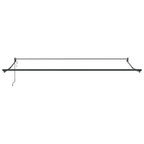  Behúzható napellenző Zöld és Fehér 400 × 300 cm