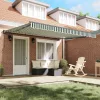  Napernyő keret Zöld és Fehér 400 × 300 cm