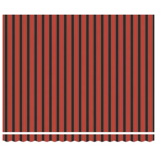  Behúzható napellenző Narancs és Barna 400 × 350 cm