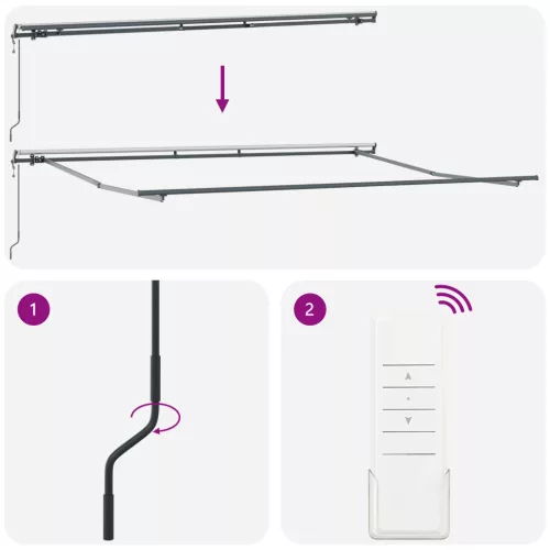  Automatikus behúzható napellenző narancs és barna 400x350 cm