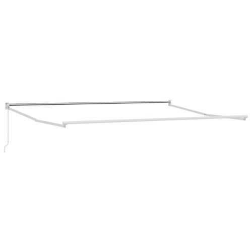  Kézi Behúzható Napellenző Sárga és Narancs 400x350 cm