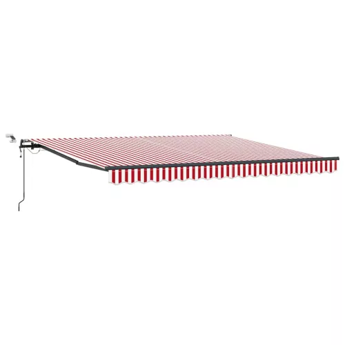  Napernyő Anyag tartalmaz Piros és Fehér 400 × 350 cm Poliészter