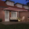  Napernyő Anyag tartalmaz Piros és Fehér 400 × 350 cm Poliészter