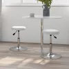  2 db fehér műbőr étkezőszék