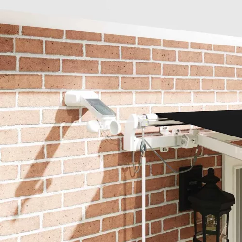  Behúzható napellenző Fekete 400 × 350 cm Poliészter és fém