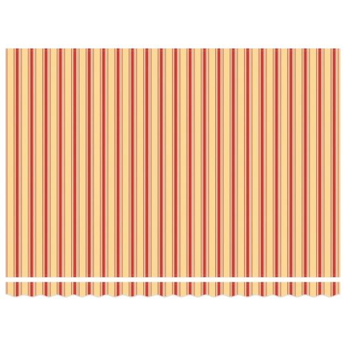  Napernyő Sárga és narancs 450 x 300 x 165 cm Poliészter és fém