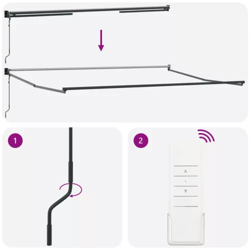  Napernyő Sárga és narancs 450 x 300 x 165 cm Poliészter és fém