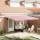  Behúzható napellenző Piros és Fehér 450 × 300 cm Szövet és Acél