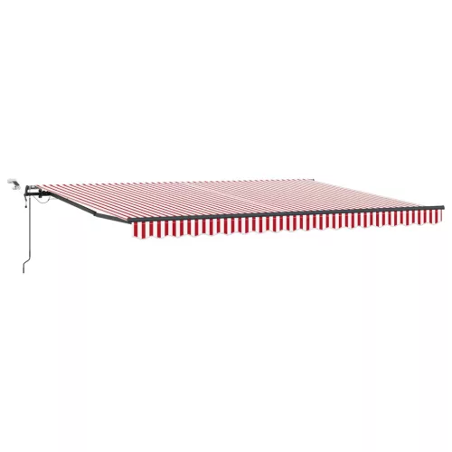  Napernyő Anyag tartalmaz Piros és Fehér 450 × 300 cm Poliészter