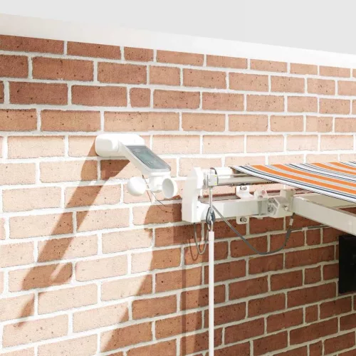  Behúzható napellenző Sokszínű 450 × 300 cm Poliészter és fém