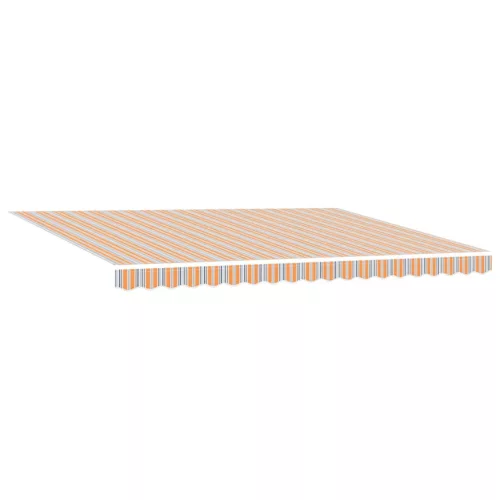  Behúzható napellenző Sokszínű 450 × 300 cm Poliészter és fém