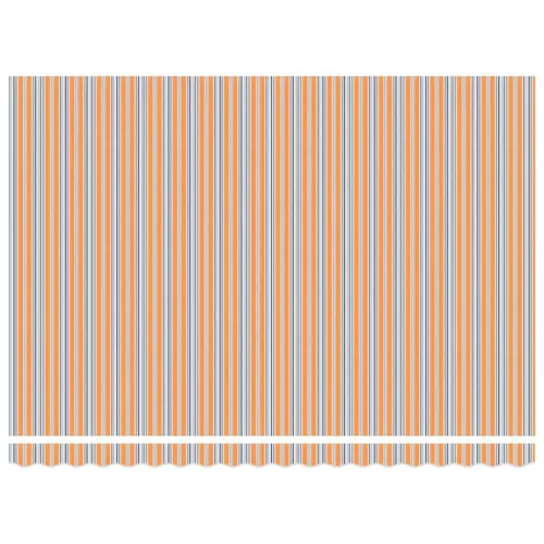  Behúzható napellenző Sokszínű 450 × 300 cm Poliészter és fém