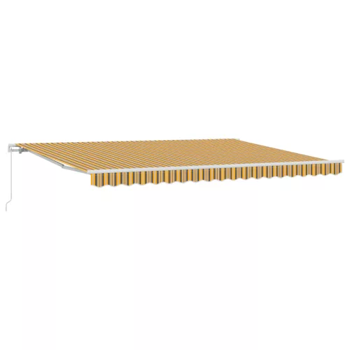  Kézi Behúzható Napellenző Csíkos 450x300 cm