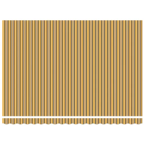  Kézi Behúzható Napellenző Csíkos 450x300 cm