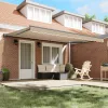  Napernyő keret Bézs 450 × 300 cm Poliészter PU bevonattal