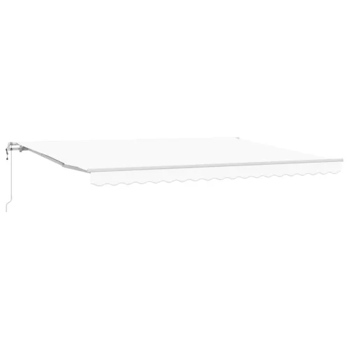 Automatikus Behúzható Napellenző Fehér 450x300 cm