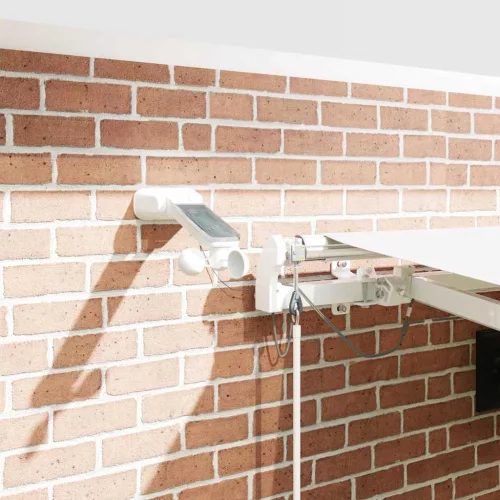  Behúzható napellenző Fehér 450 × 300 cm Poliészter és fém