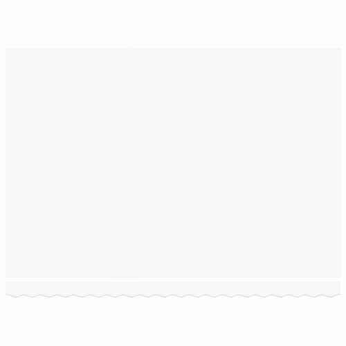  Behúzható napellenző Fehér 450 × 300 cm Poliészter és acél