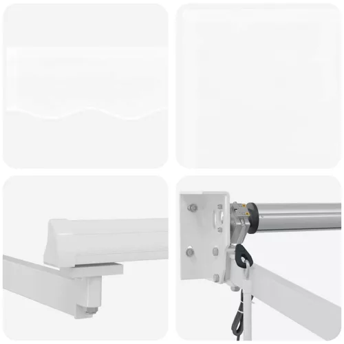  Napernyő Fehér 450 x 300 x 165 cm Poliészter és fém